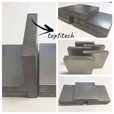 Gr1 Gr5 Forging Titanium Alloy Square Block Atau Plate