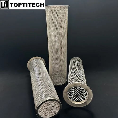 Precision-layered Titanium Basket For Copper Sulfate Ore Filtration suppliers