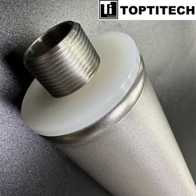 0.5 Tabung Filter Titanium Berpori Mikron Dengan Permukaan Yang Dipoles