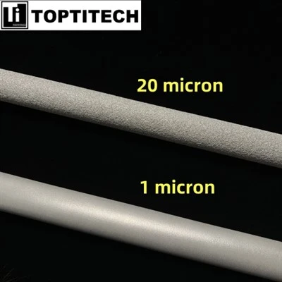 Panjang 1000mm Sintered SS316L Filter Tube dengan konektor M20