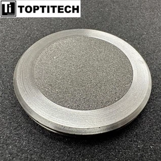 Filter Stainless Steel Berpori Dengan Cincin Penyegel Baja